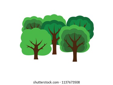 Tree nature forest enviroment earth air illustration