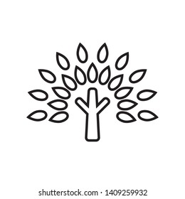 tree, nature icon, logo template