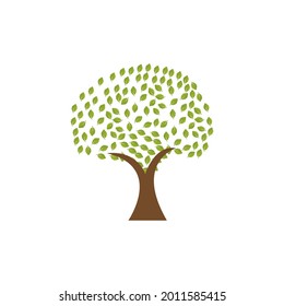 Diseño vectorial de la ilustración de la naturaleza del árbol