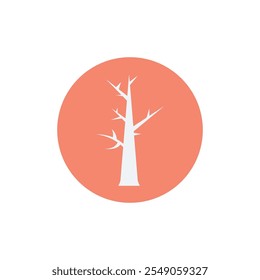 Diseño de Vector de Plantilla de logotipo de ilustración de naturaleza de árbol