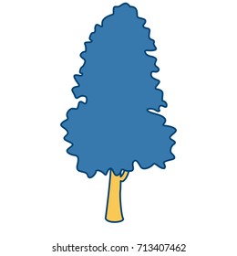 Tree nature isolated