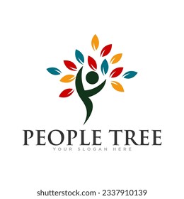 The Tree Nature Logo Design Vector