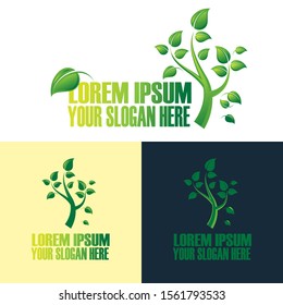 Tree Nature Logo Icon Element Design Illustration