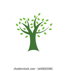tree and nature logo, icon and illustration