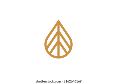 Tree Nature Monoline Logo Vector