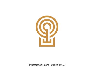 Tree Nature Monoline Logo Vector