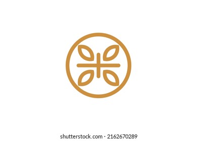 Tree Nature Monoline Logo Vector