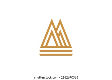 Tree Nature Monoline Logo Vector