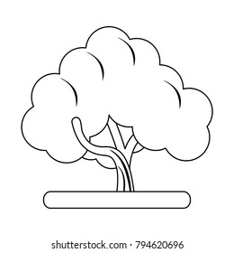 Tree nature symbol