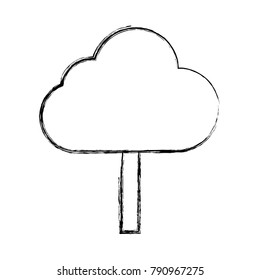 Tree nature symbol cartoon