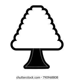 Tree nature symbol cartoon