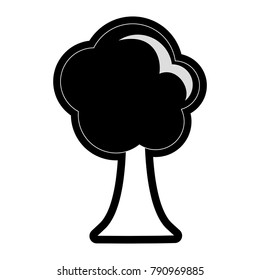 Tree nature symbol cartoon