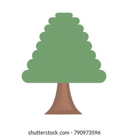 Tree nature symbol cartoon