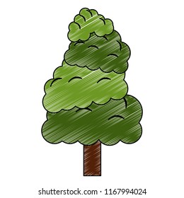 Tree nature symbol scribble