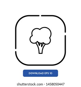 Tree, nature symbol vector icon