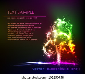 Tree, neon collection