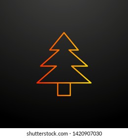 Tree nolan icon. Elements of ecology set. Simple icon for websites, web design, mobile app, info graphics