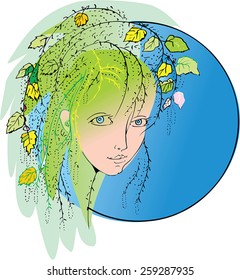 tree nymph illustration