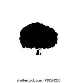 Tree Oak icon on white background