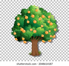 Tree on transparent background illustration