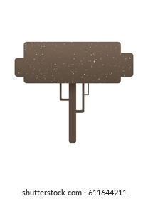 Tree on white background, vector illustration