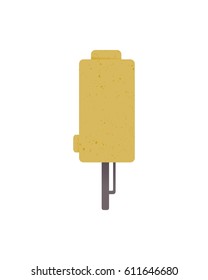 Tree on white background, vector illustration