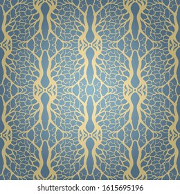 Tree organic cell ornament design background pattern