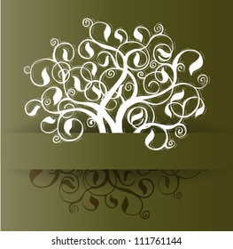 Tree ornament design template