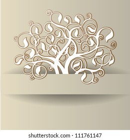 Tree ornament design template