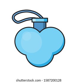 tree ornament vector flat color line icon 