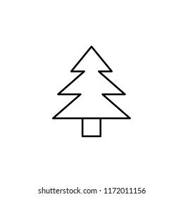 Tree outline icon. Element of ecology icon for mobile concept and web apps. Thin line Tree can be used for web and mobile