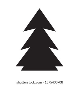 Tree outline icon. isolated on white background