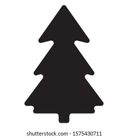 Tree outline icon. isolated on white background