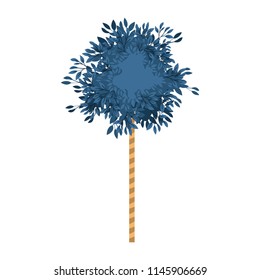 tree painted watercolor style