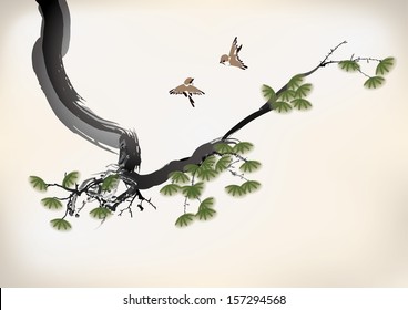 tree painting