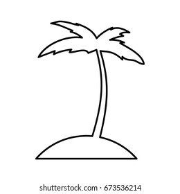 tree palm beach icon