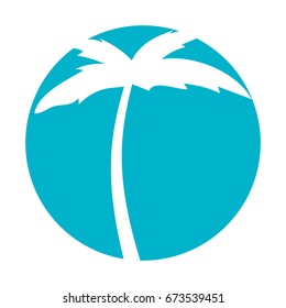 tree palm beach icon