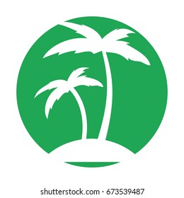 tree palm beach icon