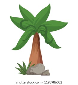 Tree palm cartoon
