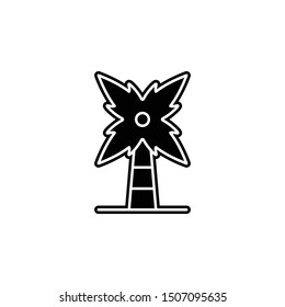 Tree, palm icon. Simple glyph, flat vector of tree icons for ui and ux, website or mobile application