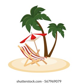 tree palm isolated icon