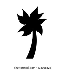 tree palm isolated icon design 