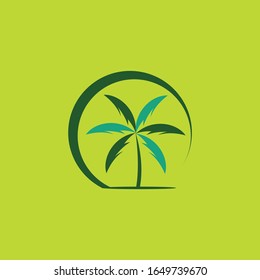 Tree Palm Nature Abstract Creative Ecology Business Logo