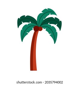 tree palm nature isolated icon