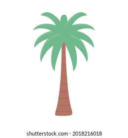 tree palm plant isolated icon