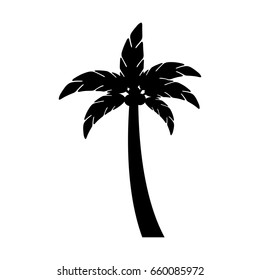 tree palm summer icon