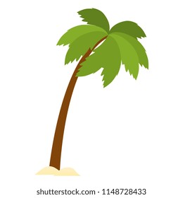 tree palms isolated icon