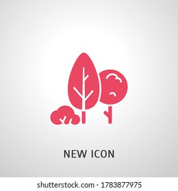 tree, park, forest icon. Vector illustration EPS 10.