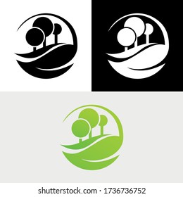 Tree Park Nature Abstract Forest Logo