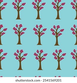 tree pattern. flower with tree pattern, tree for background, wallpaper, wall art, decoration, wrapping paper, textile print 